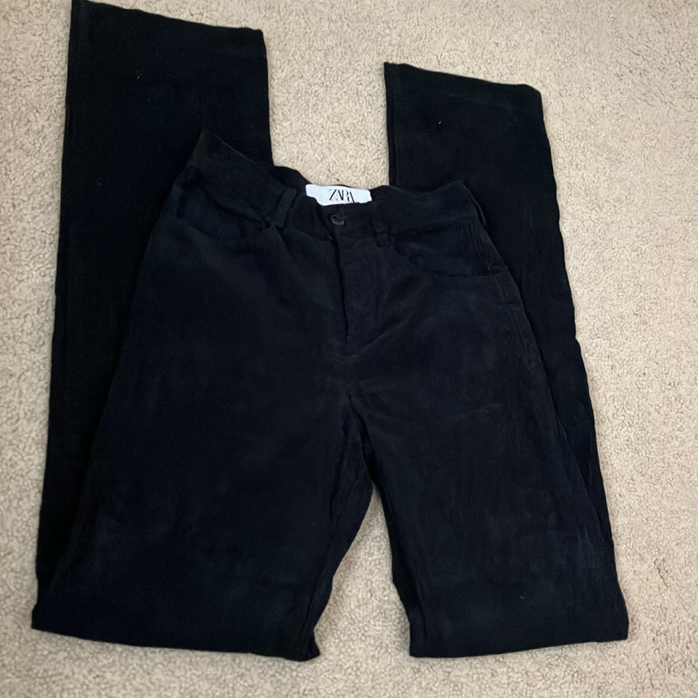 Black Corduroy Pants, 100% cotton, never worn